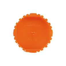 Pokrywa sygnalizacyjna Ø80, pomarańczowa,elektro-plast