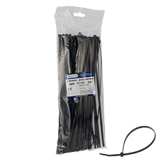 Cable tie black OZC 35-200 UV,elektro-plast