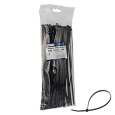 Cable tie black OZC 35-290 UV  ,elektro-plast