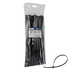 Cable tie black OZC 45-360 UV,elektro-plast