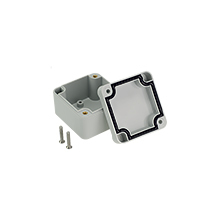 Hermetic Box PHP-116, with cast gasket, lid on screws, gray, IP67,elektro-plast