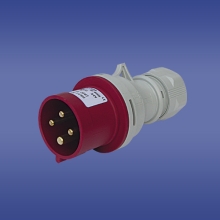 Industrial plug IVN 3243,elektro-plast