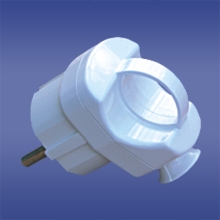 Angular plug with handle AWA-WK schuko type ,elektro-plast