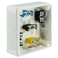 VP, V Boxes - White colour - Installation Box VP-41 With terminals, 4-screw Lid, IP55