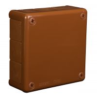 VP, V Boxes - Brown colour - Installation Box VP-51 Without terminals, 4-screw Lid, IP55