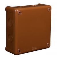 VP, V Boxes - Brown colour - Installation Box VP-52 Without terminals, 4-screw Lid, IP55