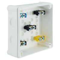 VP, V Boxes - White colour - Installation Box VP-52 With terminals, 4-screw Lid, IP55