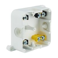 VP, V Boxes - White colour - Installation Box VP-61 With terminals, 1-screw Lid, IP44