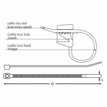 Cable tie OZN 75-300 *new