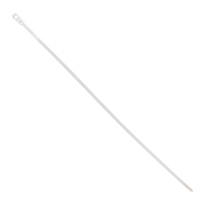 Opaski zaciskowe z otworem - Opaska zaciskowa z otworem - OZOb-5/400, biała, dł. 400mm