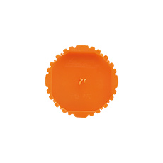 Pokrywa sygnalizacyjna Ø70, pomarańczowa,elektro-plast
