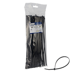 Cable tie black OZC 25-200 UV,elektro-plast