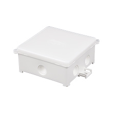 Puszka instalacyjna natynkowa PIN 80/B, kolor: biały, IP44,elektro-plast
