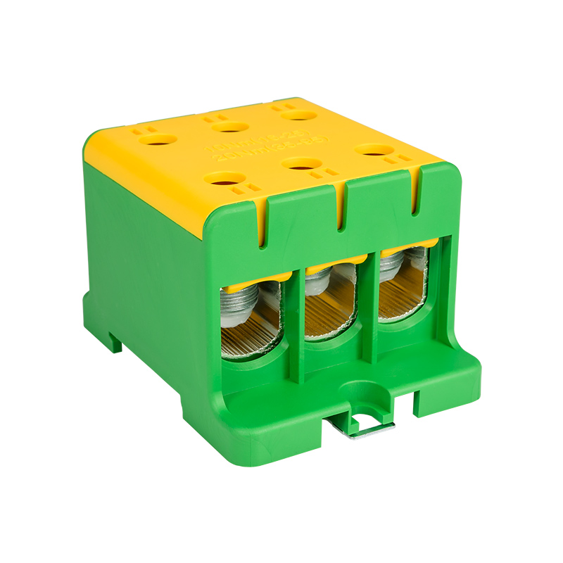 Złączka przelotowa WLZ35/3x95/z, color: żółto-zielony, na szynę TH35,elektro-plast