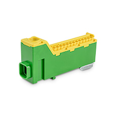 Blok bezgwintowy TLC14ZZ 1.5-2.5/25 63A 690V, kolor: zielony+żółty,elektro-plast