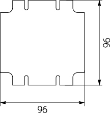 Płyta montażowa metalowa PM 1