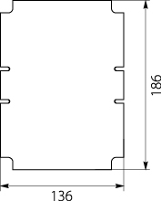 Płyta montażowa metalowa PM 3