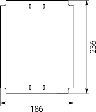 Płyta montażowa metalowa PM 4