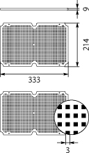 Płyta Montażowa PMT-5, Perforowana