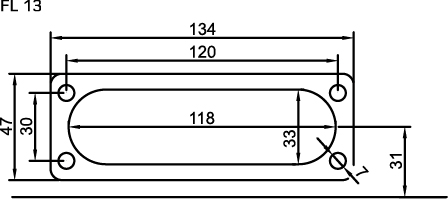 Przepust membranowy P-MB-10, wersja FL13, IP65