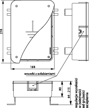 Puszka do złącza odgromowego - PZO INOX