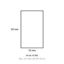 Wspornik montażowy szyny TH-35 - PMTH, na zatrzask